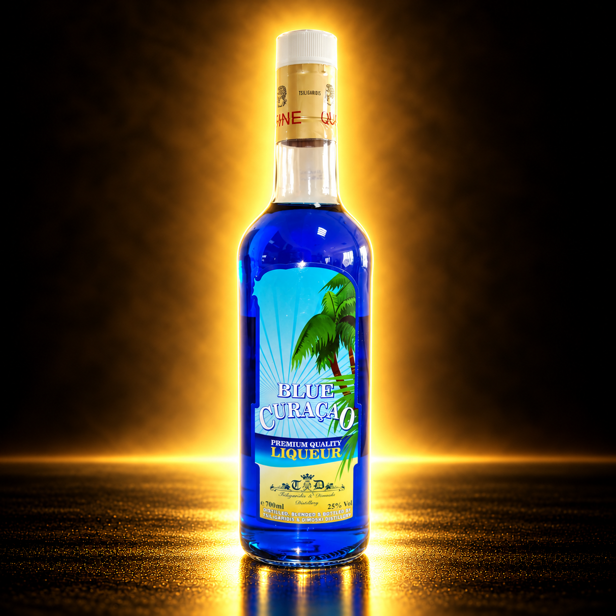 Blue Curaçao Premium 700 ml – шише син ликер
