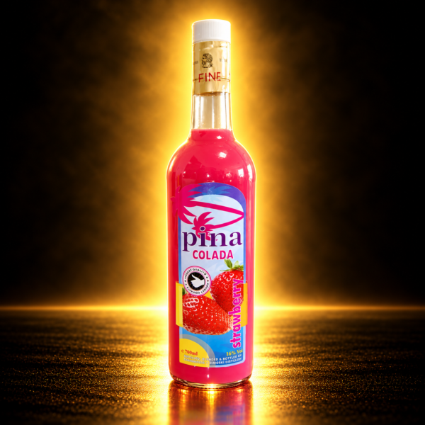 Piña Colada Strawberry 700 ml – шише ликер од јагода
