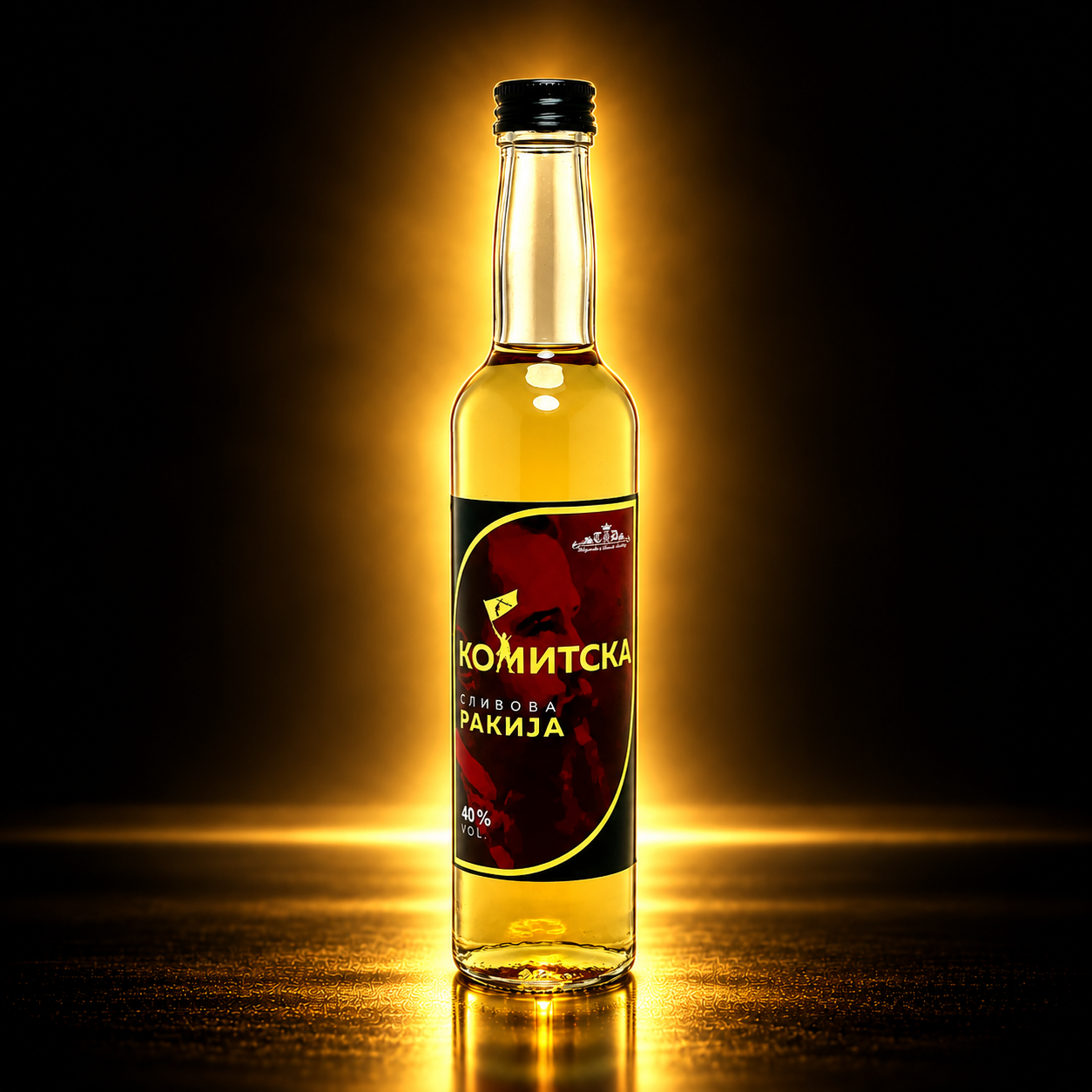 Komitska Rakija – шише сливова ракија