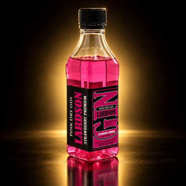 Lardson Pink Gin 100 ml – шише розов џин