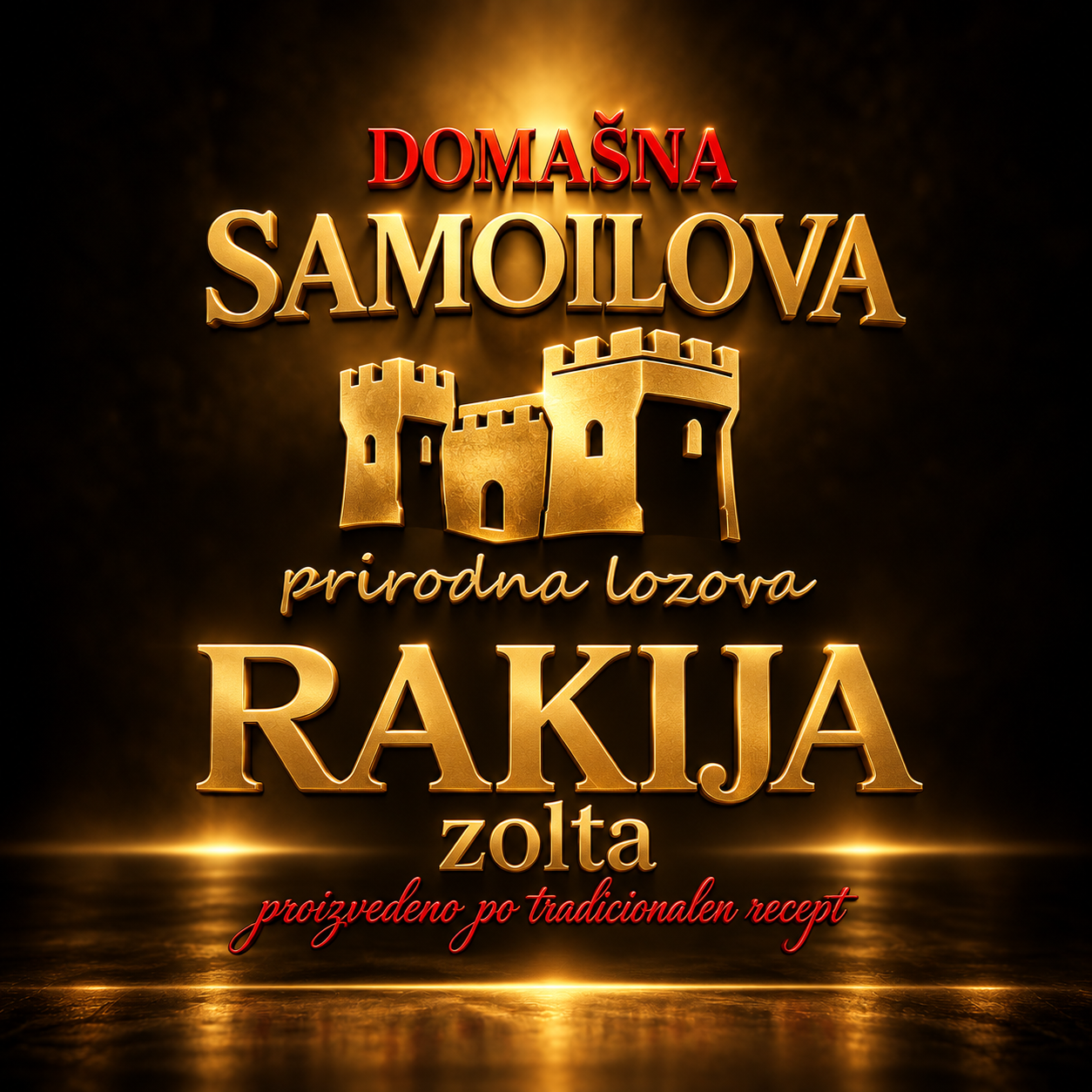 Лого на Самоилова – македонска лозова ракија